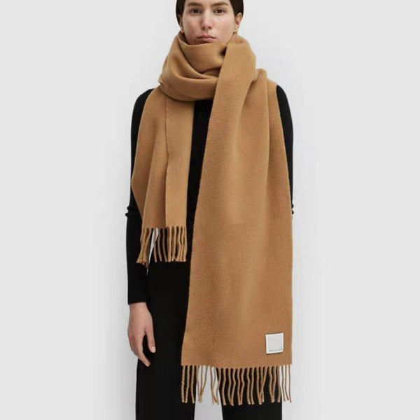 Bufanda de Lana Premium Estilo Europeo para Mujer