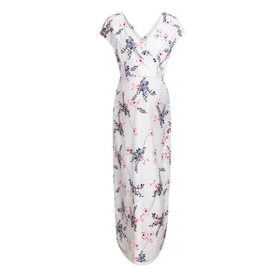 Vestido Floral de Gasa Slim Estampado - Image 9
