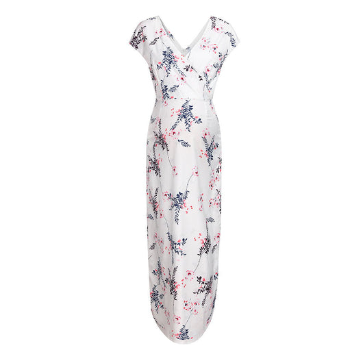 Vestido Floral de Gasa Slim Estampado - Image 9