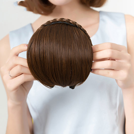 Peluca con Flequillo para Mujer