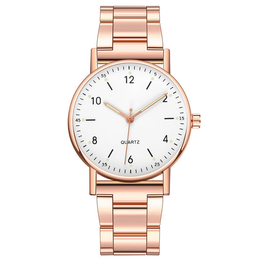 Reloj de Hombre Acero Inoxidable con Esfera Luminosa
