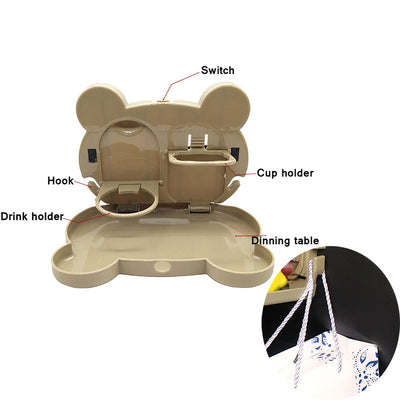 Bandeja Organizadora para Asiento de Auto con Almacenamiento - Mesa Portátil Infantil - Image 13
