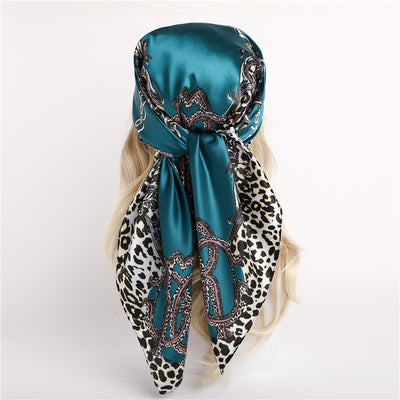 Pañuelo de Seda Estampado Leopardo - Accesorio Fashion Versátil - Image 15