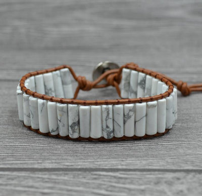 Pulsera Chakra de Piedras Naturales - Tejida en Cuero con Cuentas Multicolor - Image 17