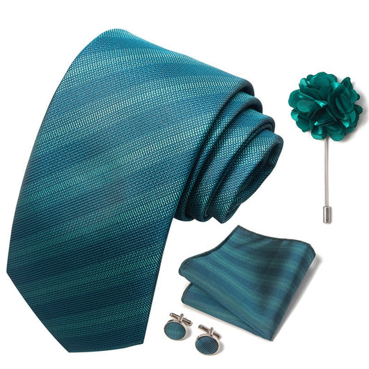 Combo Corbata, Traje y Pañuelo de Bolsillo para Hombre - Juego 8 - Image 139