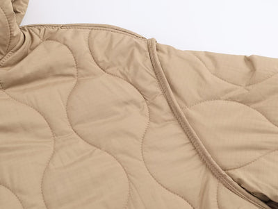 Chaqueta Acolchada Impermeable con Capucha para Mujer - Versátil y Cómoda - Image 7