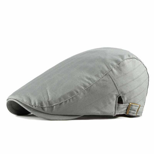 Boina Retro de Algodón para Hombre - Estilo Clásico Simple