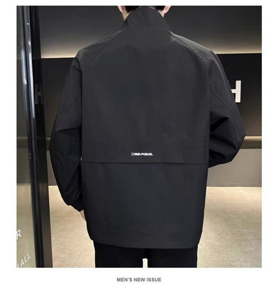 Chamarra Casual para Hombre con Cuello de Pie - Diseño Versátil y Elegante - Image 18