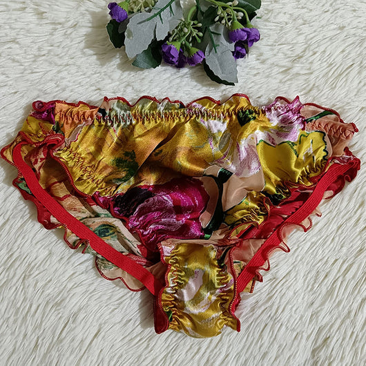Braguitas Sexy de Seda Translúcida Triángulo para Mujer - Image 25