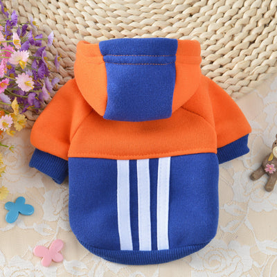 Suéter con Capucha de Forro Polar para Perros - Diseño Moderno Bicolor - Image 5