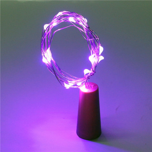 Guirnalda de Luces LED con Corcho de Vino - 2 Metros, 20 Luces Multicolor - Image 9