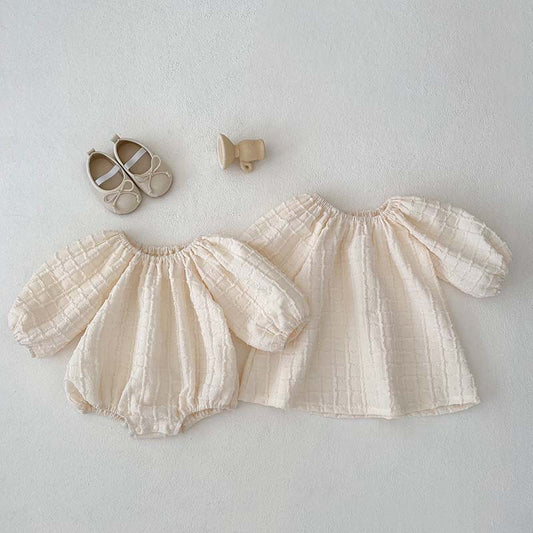 Pelele Bebé Cuadros Primavera Otoño - Diseño Clásico y Cómodo