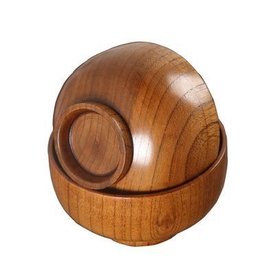 Cuenco de Madera de Azufaifa Estilo Japonés Natural - Image 30