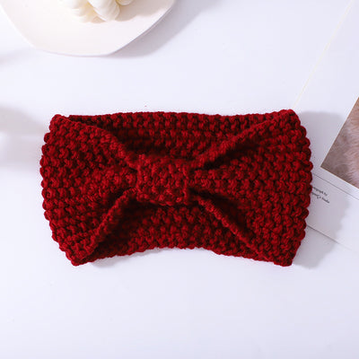 Diadema Deportiva de Lana Tejida con Diseño Moño y Texturas - Image 6