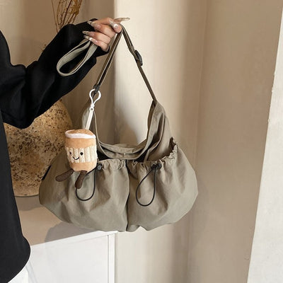 Bolsa Escolar Cruzada de Tela Ultraligera Plisada - Image 11