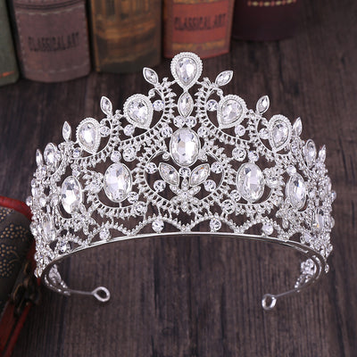 Corona de Cristal Brillante con Rhinestones - Accesorio Elegante Europeo y Americano - Image 9