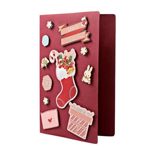 Kit de Tarjetas Navideñas Personalizadas DIY con Diseños Infantiles - Image 11