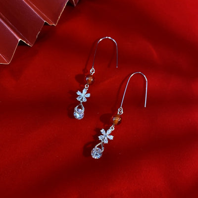 Aretes de Plata con Granado y Flor de Cerezo - Image 6