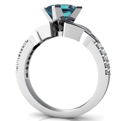 Anillo de Topacio Arcoíris Multicolor - Diseño Elegante para Compromisos y Celebraciones - Image 3