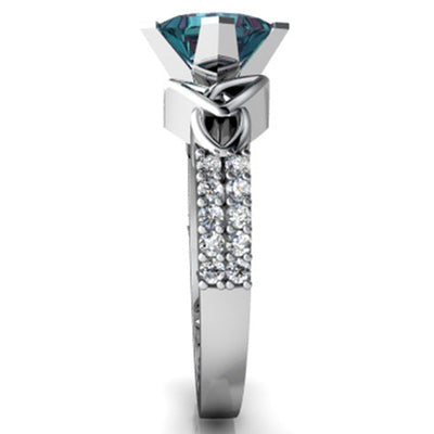 Anillo de Topacio Arcoíris Multicolor - Diseño Elegante para Compromisos y Celebraciones - Image 4