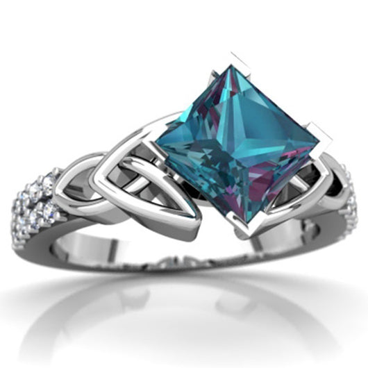 Anillo de Topacio Arcoíris Multicolor - Diseño Elegante para Compromisos y Celebraciones - Image 2