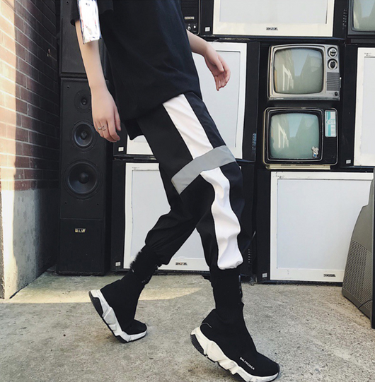 Pantalones Casuales Reflectantes para Hombre - Comodidad y Seguridad - Image 6