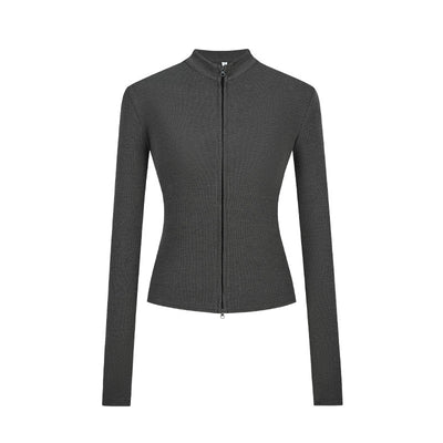 Cardigan Ajustado con Cuello de Pie y Cintura Marcada - Image 11