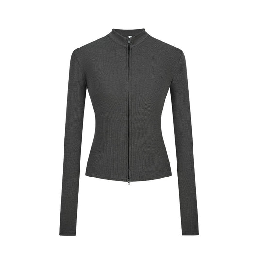 Cardigan Ajustado con Cuello de Pie y Cintura Marcada - Image 11