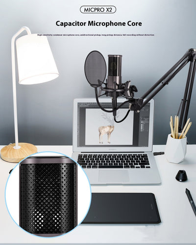 Micrófono Profesional para Streaming, Karaoke y Grabación - Image 10