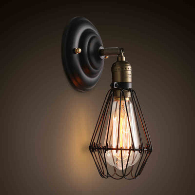 Lámpara de Pared Industrial Estilo Loft Hierro Forjado Vintage - Image 10