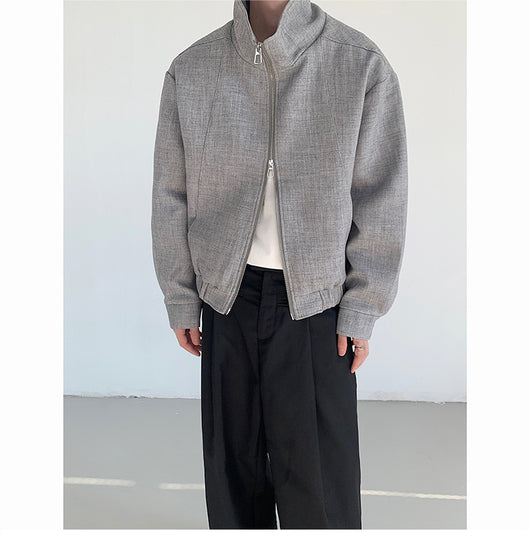 Chaqueta Minimalista para Pareja - Diseño Urbano Otoño - Image 28