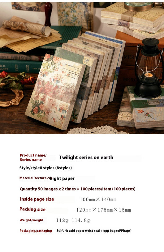 Cuaderno Artístico Retro con Papel Texturizado para Proyectos DIY - Image 17