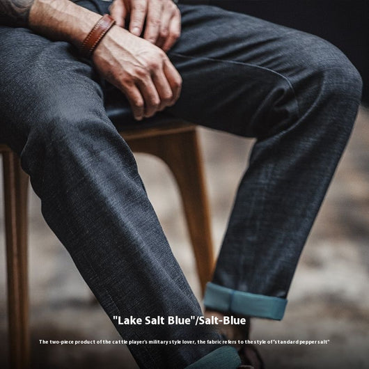 Jeans Rectos Workwear Retro para Hombre - Image 3