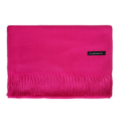 Chal Ligero con Borlas y Colores Sólidos para Mujer - Image 49