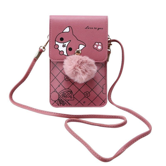 Bolsa Crossbody Vertical para Teléfono con Pantalla Táctil - Contraste para Mujer - Image 3