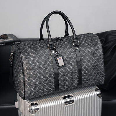 Bolso Bandolera Cuadros Coreano de Gran Capacidad para Viajes - Image 8