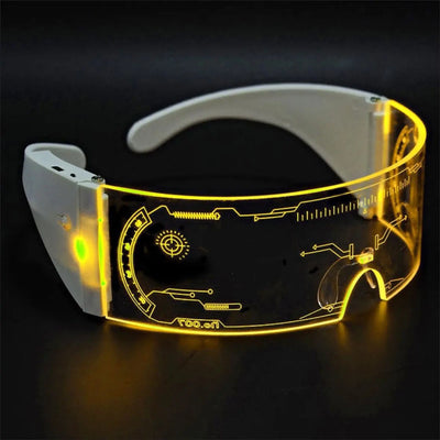 Gafas Luminosas Inteligentes para Ciclismo y Viajes Nocturno - Anticolisión