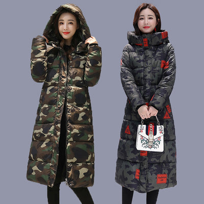 Abrigo Acolchado Largo para Mujer - Diseño Invernal Elegante - Image 2