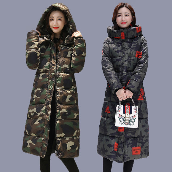 Abrigo Acolchado Largo para Mujer - Diseño Invernal Elegante