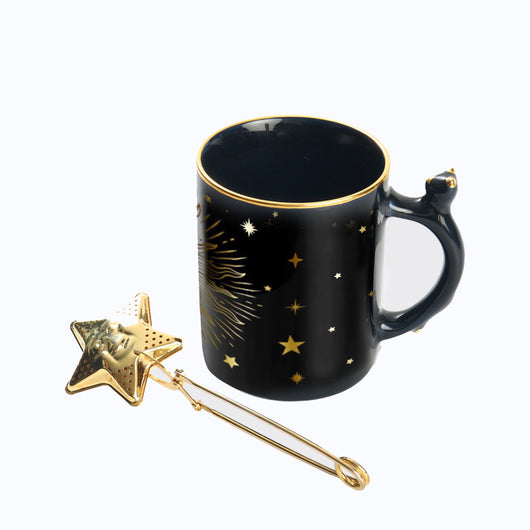 Taza Cerámica Personalizada con Cuchara y Infusor de Té - Image 9
