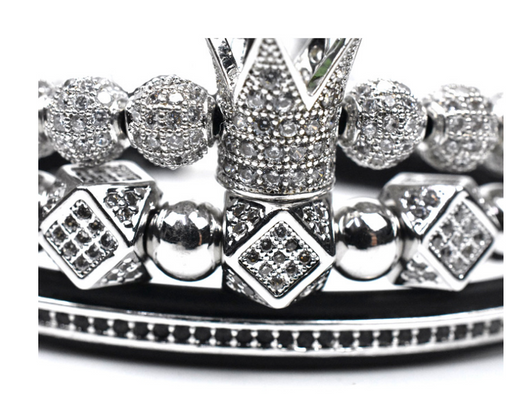 Pulsera Triangular Corona Delicada - Image 7
