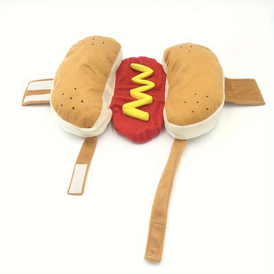 Abrigo Perro Hot Dog - Traje Invierno Cálido para Mascotas Pequeñas y Medianas