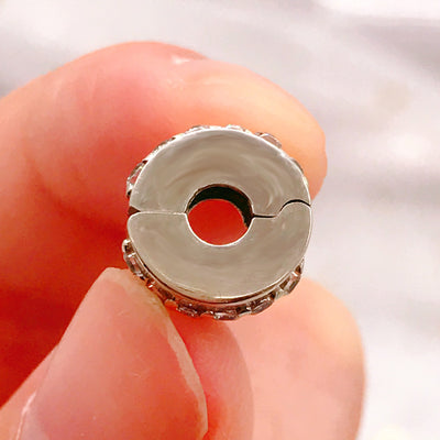 Clip Posicionador de Diamantes Dobles en Plata S925 - Image 2