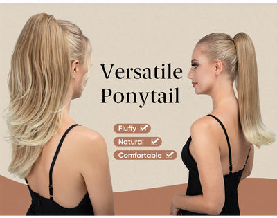 Peluca Corta Estilo Europeo Americana con Cola de Caballo para Mujer - Image 27
