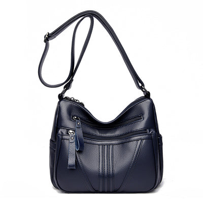 Bolso Mensajero de Cuero Genuino Estilo Minimalista - Image 7