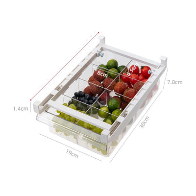 Organizador de Refrigerador Ajustable con Cajón Extraíble - Image 9