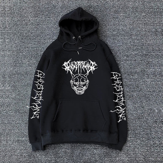 Sudadera con Capucha Estampada