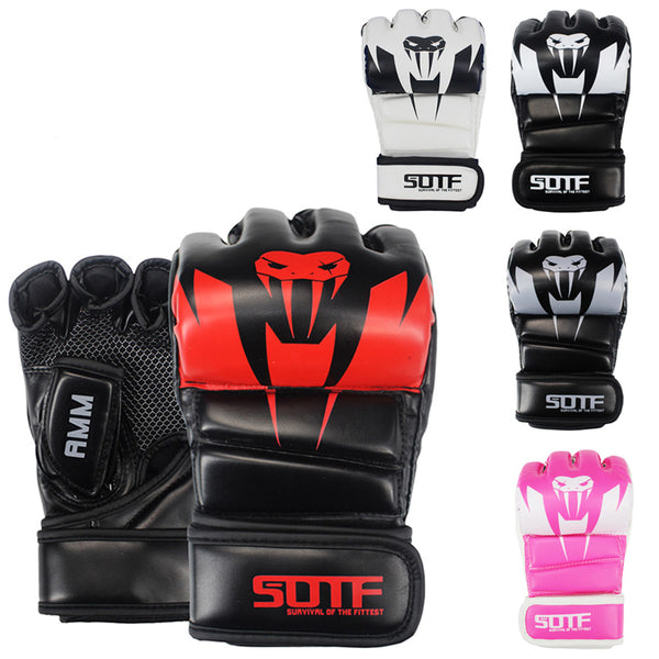Guantes de Boxeo Medio Dedo