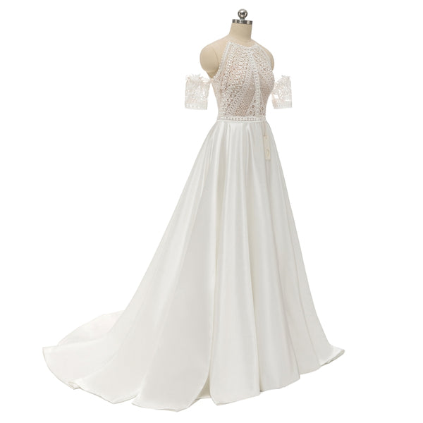 Encaje Satinado Retro Mori para Bodas - Gasa Vintage - Image 7