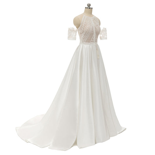 Encaje Satinado Retro Mori para Bodas - Gasa Vintage - Image 7